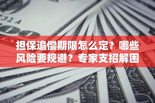 济南担保追偿期限怎么定？哪些风险要规避？专家支招解困！